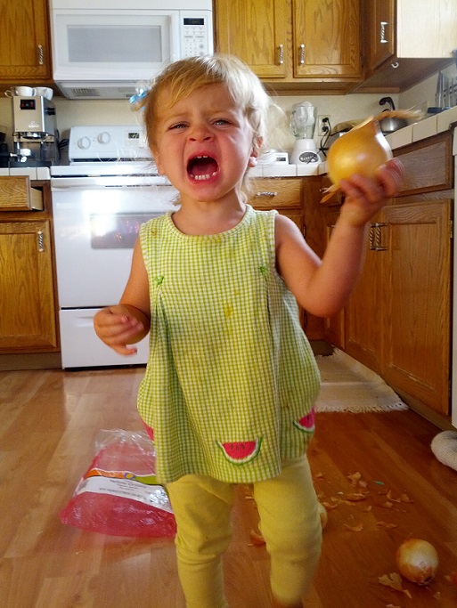 "Дочка очень захотела съесть яблоко..."