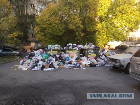 Челябинск завален мусором