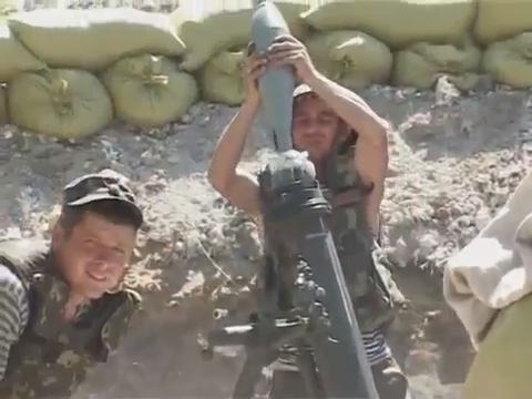 Обстрел Славянска