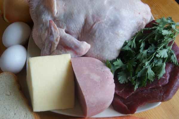 Фаршированная курочка