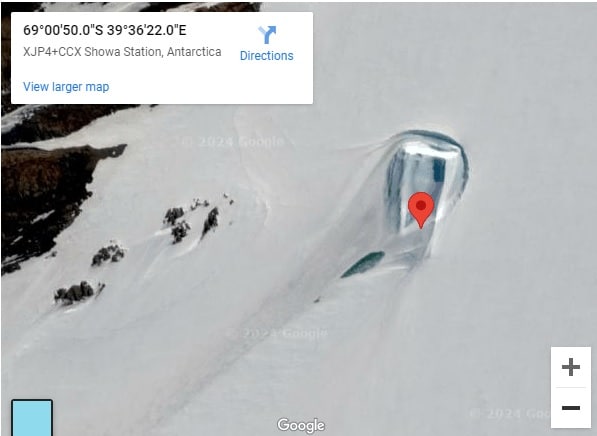 Пользователи Google Maps обнаружили гигантский «дверной проем» на снимках Антарктиды