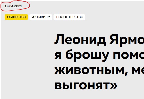 Леонид Ярмольник: «Если я брошу помогать животным, меня из дома выгонят»