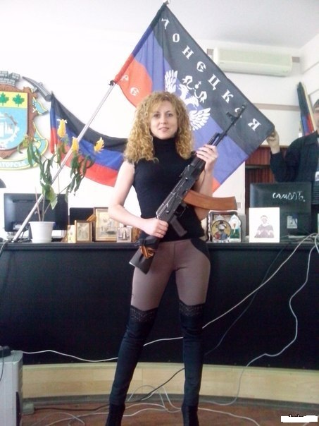 01.07.2014 центр Донецка, вежливые люди