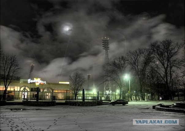 Россия ночью