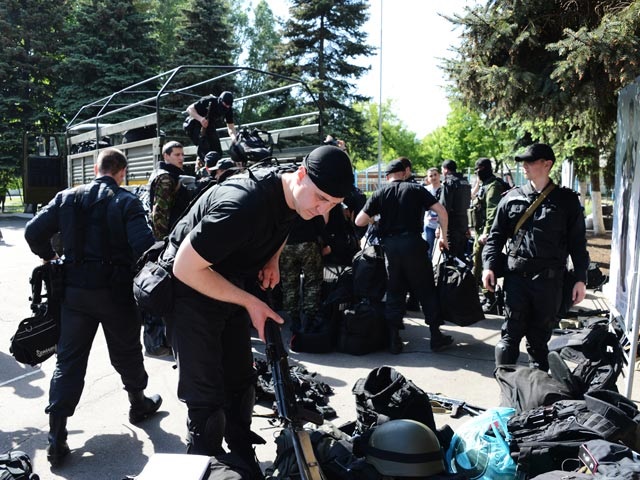 Группа солдат присягнула на верноcть ДНР