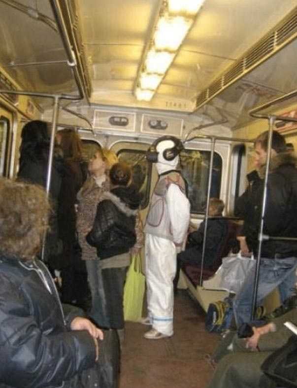 Кого только не встретишь в общественном транспорте