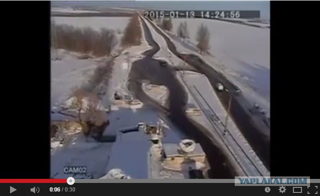 Видео разрыва градов.