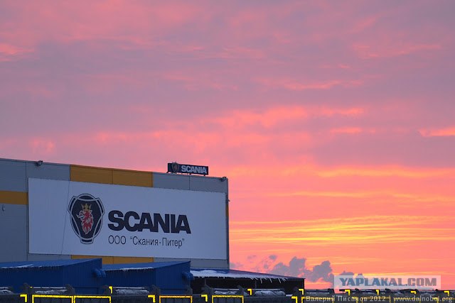 Завод SCANIA в Санкт-Петербурге