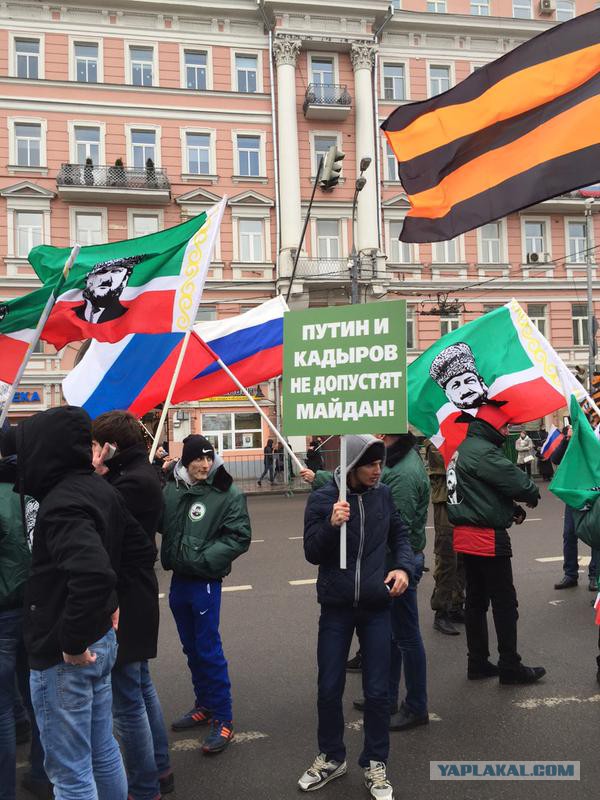 Активисты Антимайдан напали на оппозицию в Москве