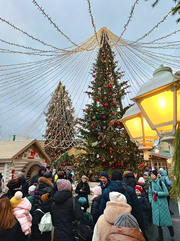 Большой рассказ о новогодней Москве