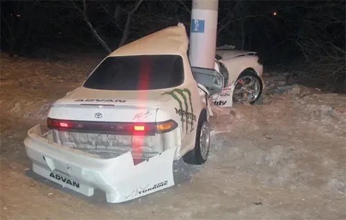 Фатальный вжууух в Охе в исполнении 24-летнего летчика на Toyota Mark II