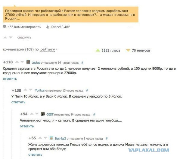 Смешные комментарии из социальных сетей #2