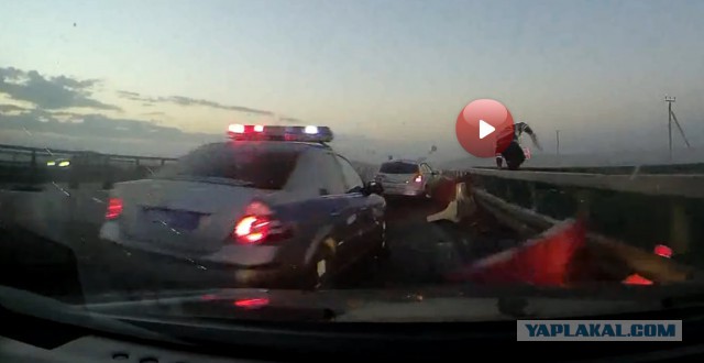 ДТП с патрульным автомобилем ДПС