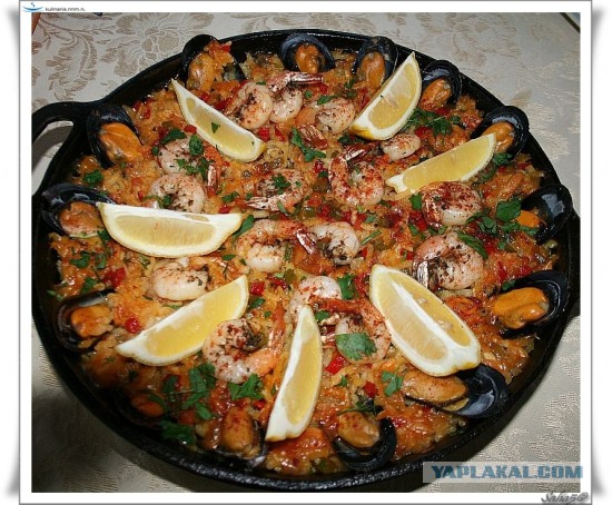ПАЭЛЬЯ  de mariscos