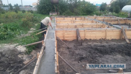 Фундамент за летние выходные.