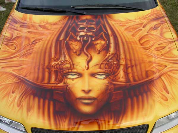 Аэрография автомобиля