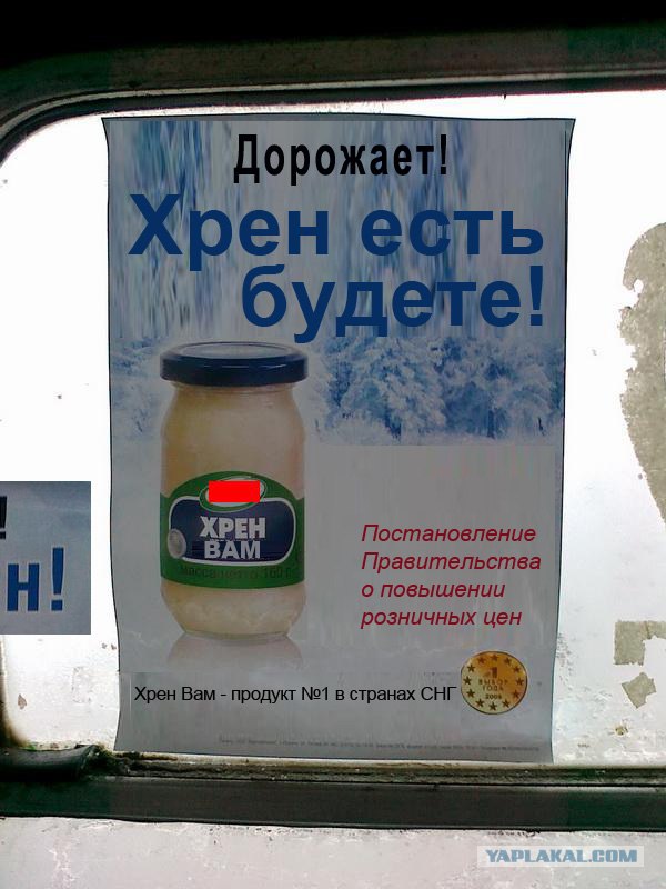 Холодает! Ешьте хрен!