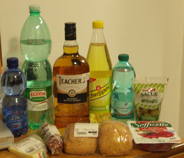 Цена на продукты в Италии 13.06.2015