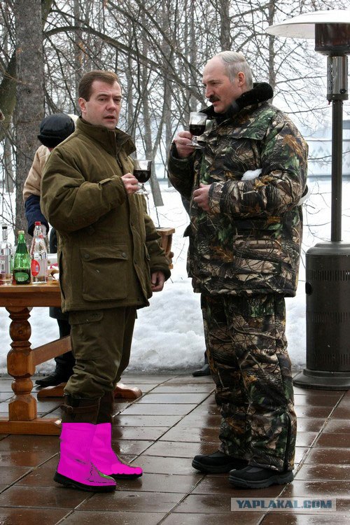 Медведев и Лукашенко