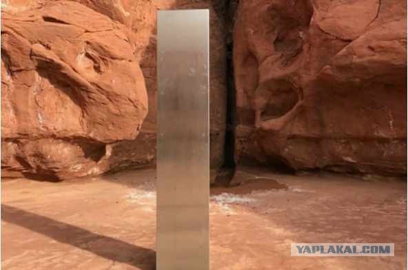 Таинственный монолит найден в штате Юта