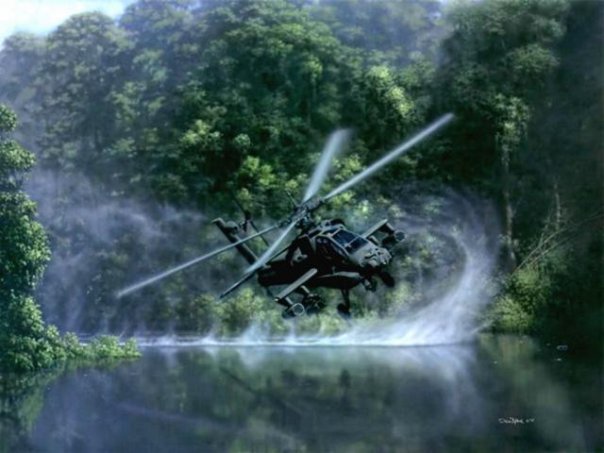 Боевой вертолёт АН-64 Apache