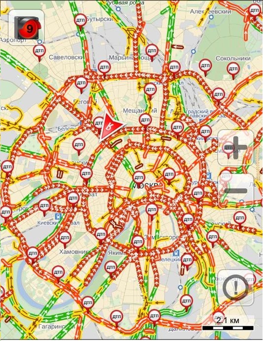 Чем занимаются москвичи в пробках...