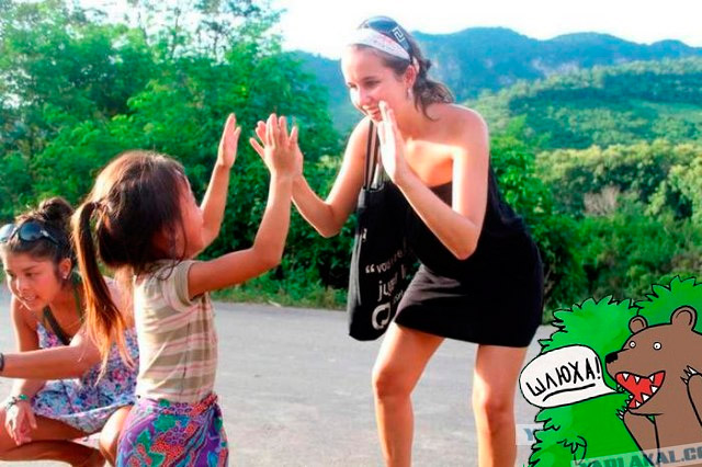 Фотожаба: любопытный парень