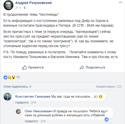 CIT назвала имена погибших под огнем коалиции США россиян в Сирии