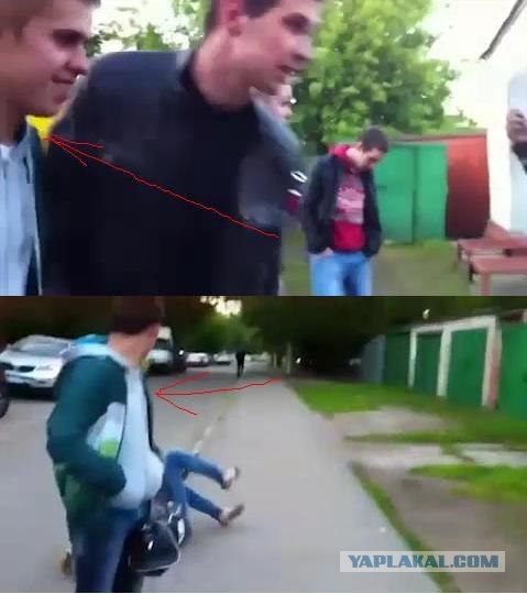 Крутые ребята против одной девушки