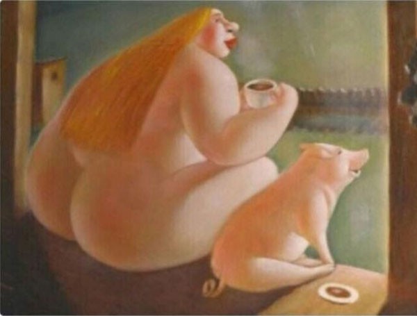 Барышня с книгой на кушетке в стиле 19-ого века