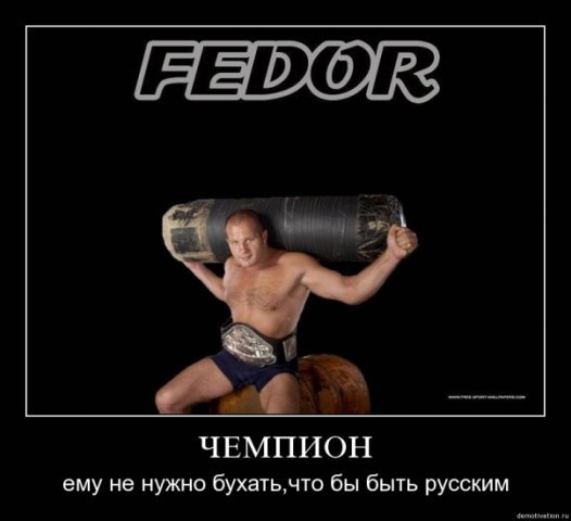 Вышел на бой с Емельяненко и чёт приуныл...