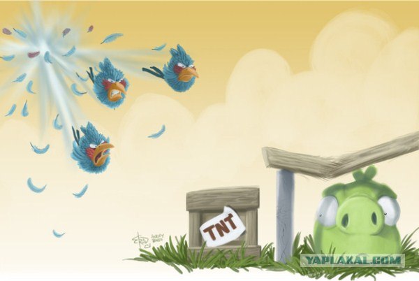Angry Birds в реальной жизни