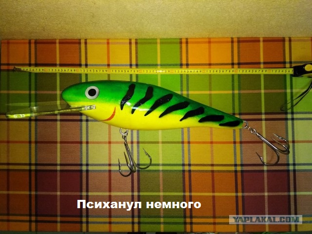 Огромный мега воблер, сувенир подарок.