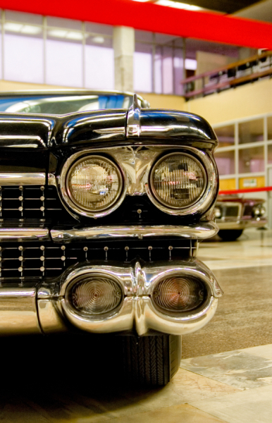 Выставка старинных автомобилей в Квебеке, Канада.