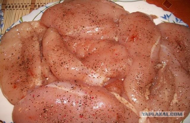 Курица под сырной подушкой