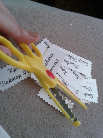 Как сделать банкетные карточки