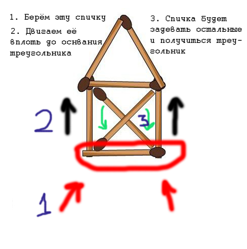 Шарада со спичками