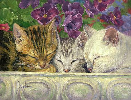 Рисованные киски