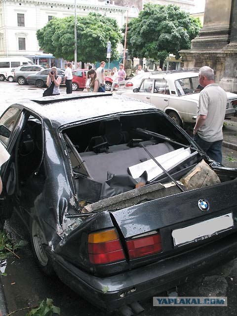Ураган во Львове.