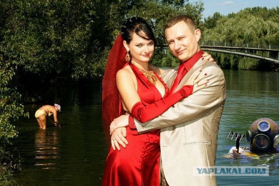 Романтический фон на свадебном фото