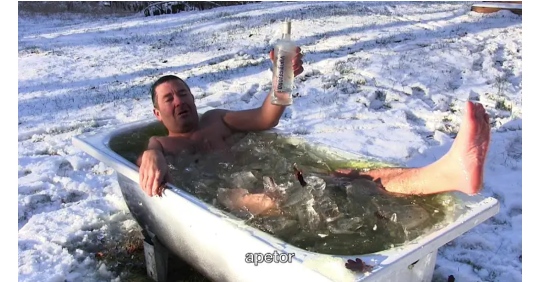 "Ноздри пробил"