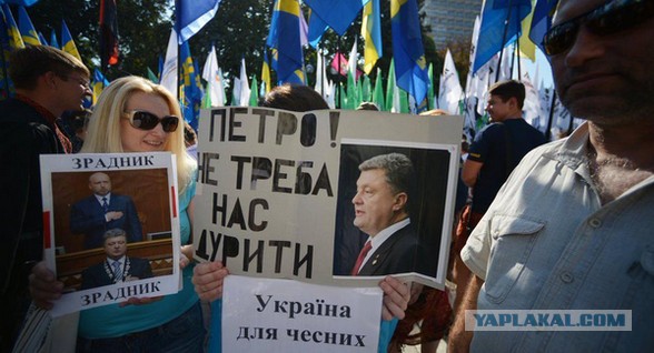 Митингующие в Киеве штурмуют здание Рады