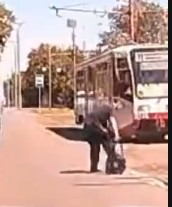 Яркий пример, когда пешеходам пох#й на своё здоровье и жизнь