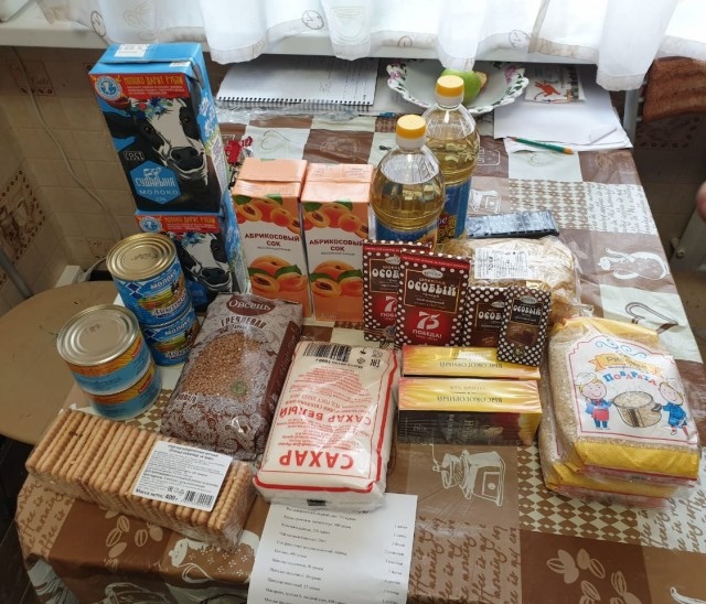 Реакция москвички на продуктовый набор школьника