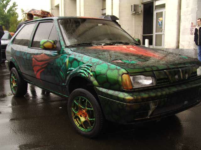 Аэрография автомобиля