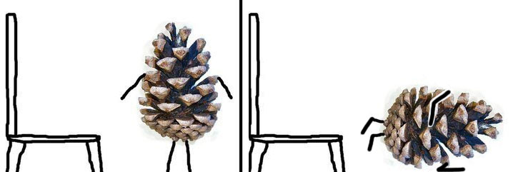 Шишка встала картинка