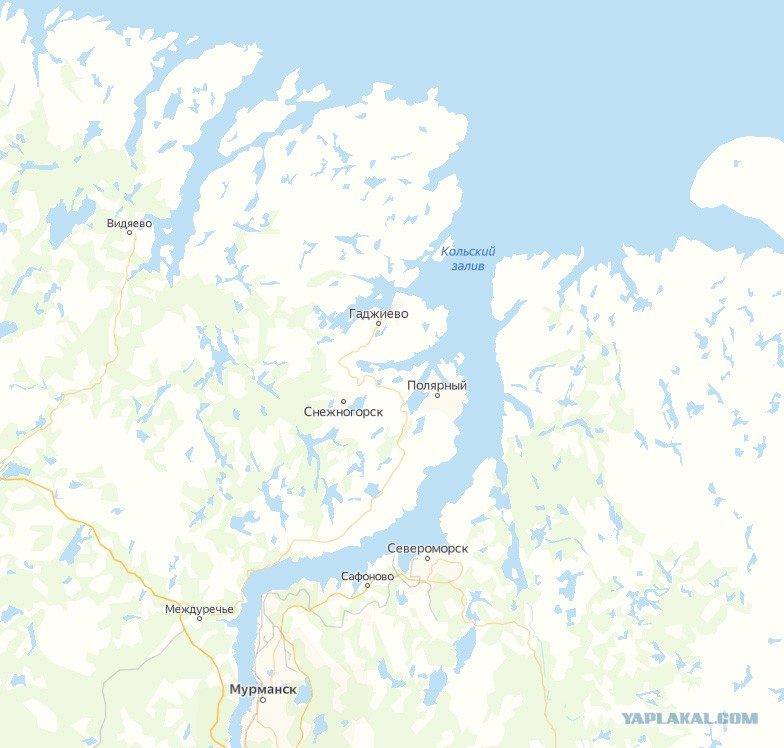 Гаджиево на карте. Кольский залив на карте. Североморск на карте. Мурманск Гаджиево на карте. Полярный на карте.