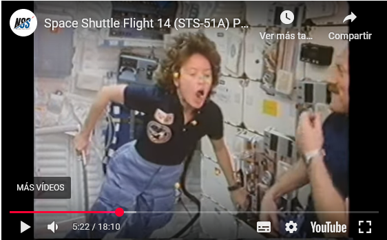 Это видео сделано в 1984 году с борта шаттла "Discovery"