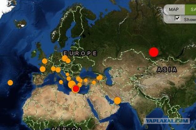 Землетрясение в Новосибирске и Кемерово.