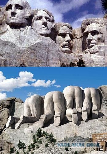 Трампа высекут из камня на горе Рошмор.